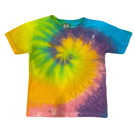 Pastel Rainbow Spiral Toddler T-Shirt #1P