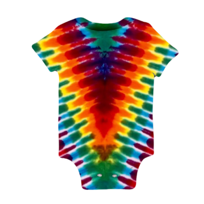 Rainbow V DNA Baby Onesie #8